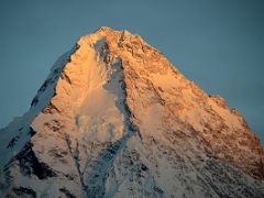 18 Final Rays Of Sunset Creep Up K2 North Face Close Up From K2 North Face Intermediate Base Camp.jpg